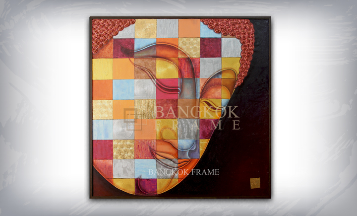 กรอบรูป ภาพสีน้ำมัน ขึงโครง